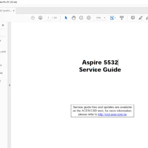 Aspire 5532 Laptop Service Guide Manual -PDF DOWNLOAD