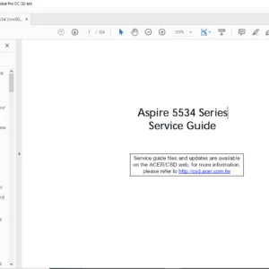 Aspire 5534 Series Laptop Service Guide Manual -PDF DOWNLOAD