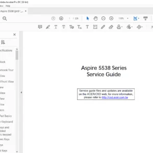 Aspire 5538 Series Laptop Service Guide Manual -PDF DOWNLOAD