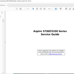 Aspire 5730Z -5330 Series Laptop Service Guide Manual -PDF DOWNLOAD