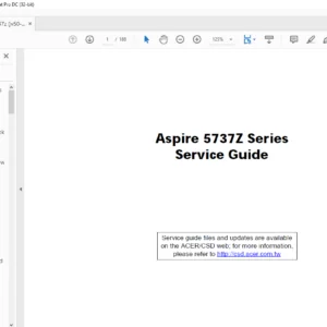 Aspire 5737Z Series Laptop Service Guide  Manual- PDF DOWNLOAD