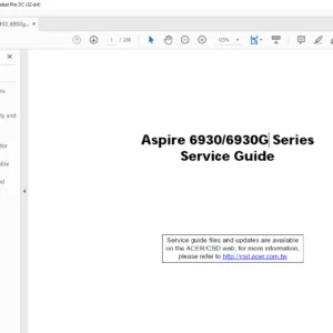 Aspire 6930 6930G Series Laptop Service Guide Manual- PDF DOWNLOAD