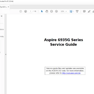 Aspire 6935G Series Laptop Service Guide Manual - PDF DOWNLOAD