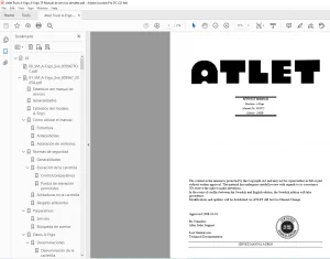 Atlet Truck A-Ergo A-Ergo TF Manual de servicio de taller - PDF DOWNLOAD (SPANISH)
