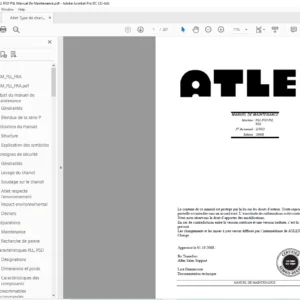 Atlet Type de chariot PLL PSD PSL Manual De Maintenance - PDF DOWNLOAD (FRENCH)