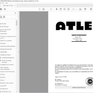 Atlet Type de chariot PPL PPD PPF PPC PPS Manual De Maintenance - PDF DOWNLOAD (FRENCH)