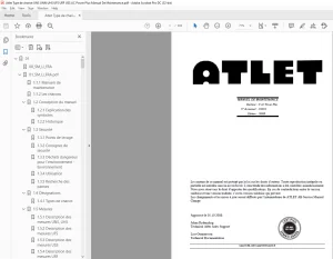Atlet Type de chariot UNS UNN UHS UFS URF USS AC Power Plus Manual De Maintenance - PDF DOWNLOAD (FRENCH)