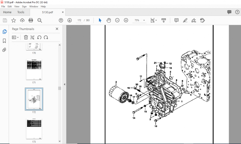 Bobcat S130 Skid Steer Loader Parts Manual - PDF DOWNLOAD