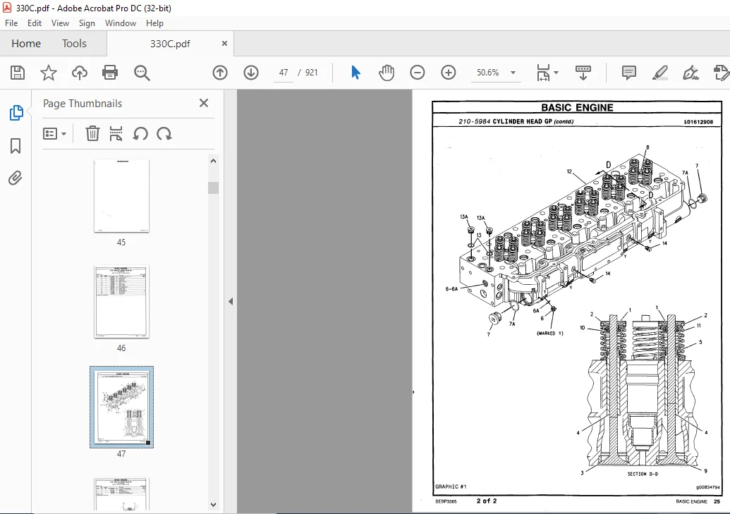 CATERPILLAR 330C & 330C L Excavators Parts Manual - PDF DOWNLOAD - Image 4