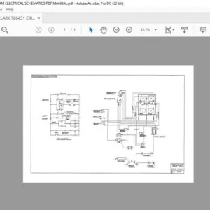 CLARK 600132 CIRCUIT DIAGRAM ELECTRICAL SCHEMATICS PDF MANUAL – PDF DOWNLOAD