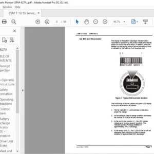 CLARK FORKLIFT SPM-627A SERVICE MANUALS