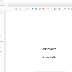 Aspire 5510 Laptop Service Guide Manual -PDF DOWNLOAD
