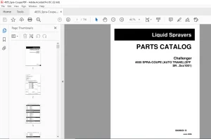 Challenger 4655 Spra-Coupe Liquid Sprayers Parts Catalog Manual - PDF DOWNLOAD