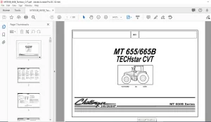 Challenger MT 600B Series MT 655 665B Techstar CVT Parts Manual - PDF DOWNLOAD
