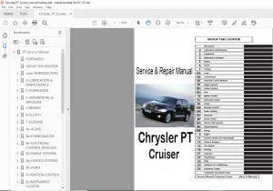 Chrysler PT Cruiser Service & Repair Manual - PDF DOWNLOAD