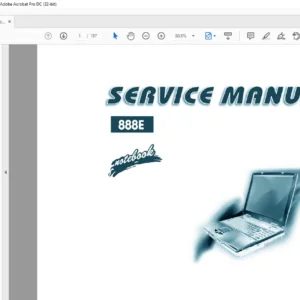 Clevo 888E Notebook Laptop Service Manual - PDF DOWNLOAD