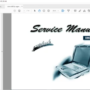 Clevo D800P NoteBook Service Manual - PDF DOWNLOAD
