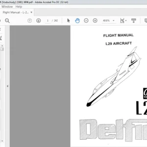 DELFIN L29 AIRCRAFT FLIGHT MANUAL