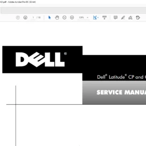 DELL Latitude CP and CPi  Laptop  service Manual - PDF DOWNLOAD
