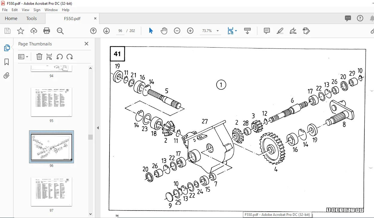 DEUTZ FAHR F 550 Spare Parts MANUAL - PDF DOWNLOAD - Image 3