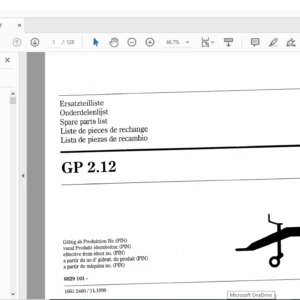 DEUTZ FAHR GP 2.12 Spare Parts MANUAL - PDF DOWNLOAD