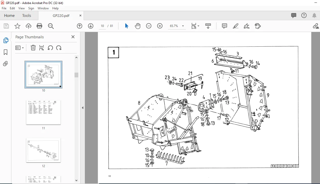 DEUTZ FAHR GP 220 Spare Parts MANUAL - PDF DOWNLOAD - Image 3