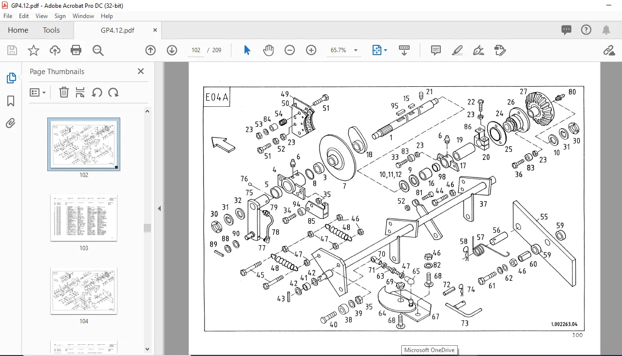 DEUTZ FAHR GP 4.12 Spare Parts MANUAL - PDF DOWNLOAD - Image 3