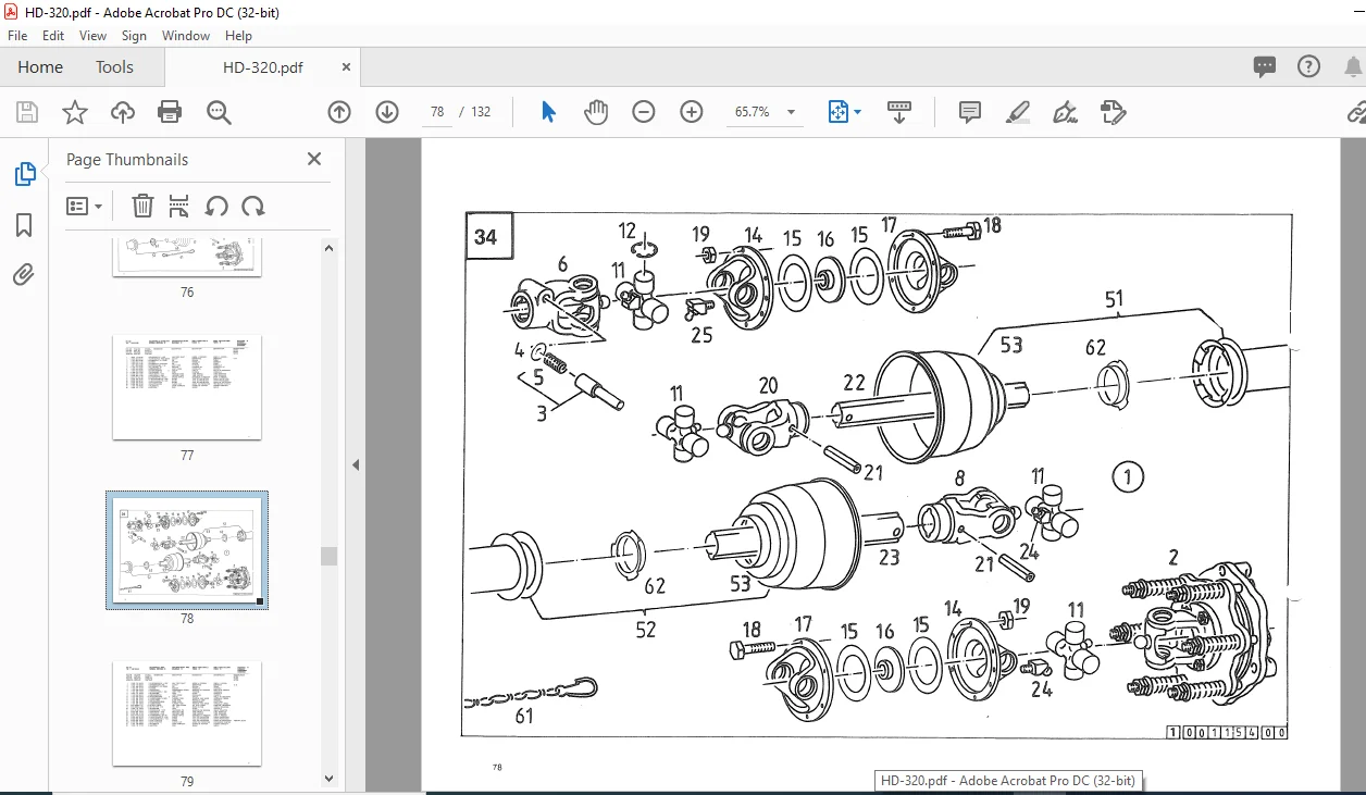 DEUTZ FAHR HD 320 Spare Parts MANUAL - PDF DOWNLOAD - Image 3