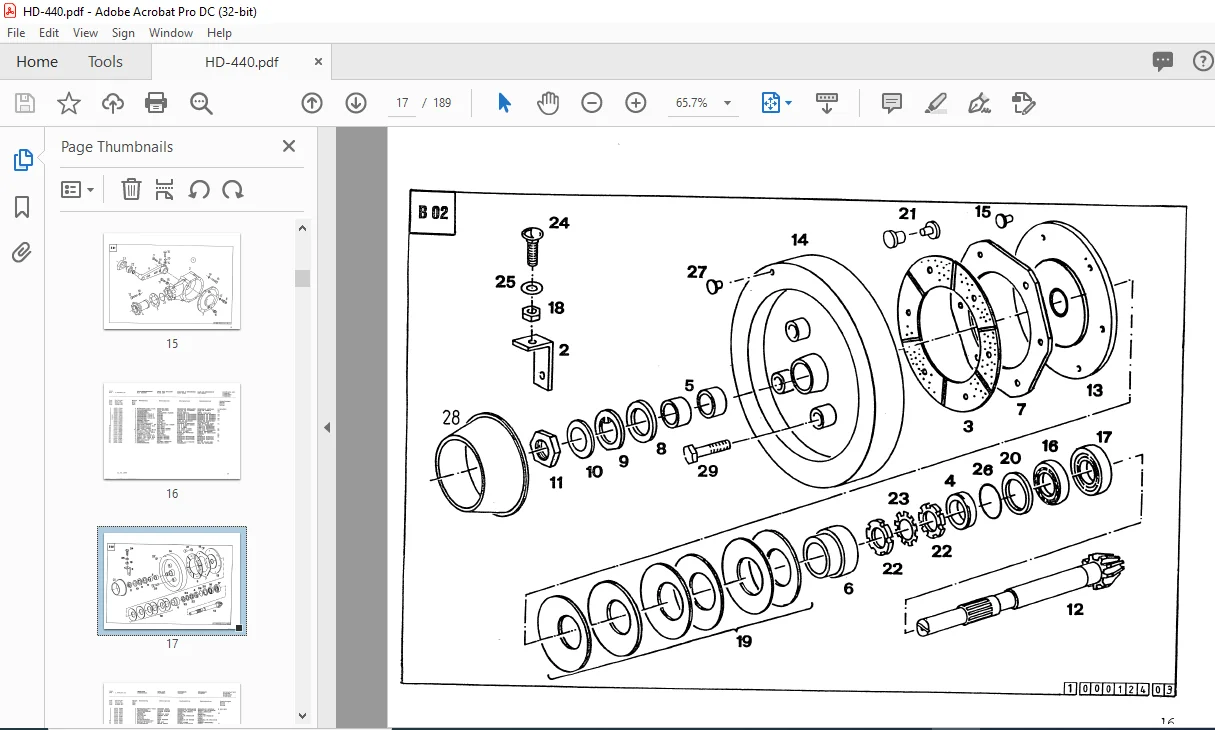 DEUTZ FAHR HD 440 Spare Parts MANUAL - PDF DOWNLOAD - Image 3