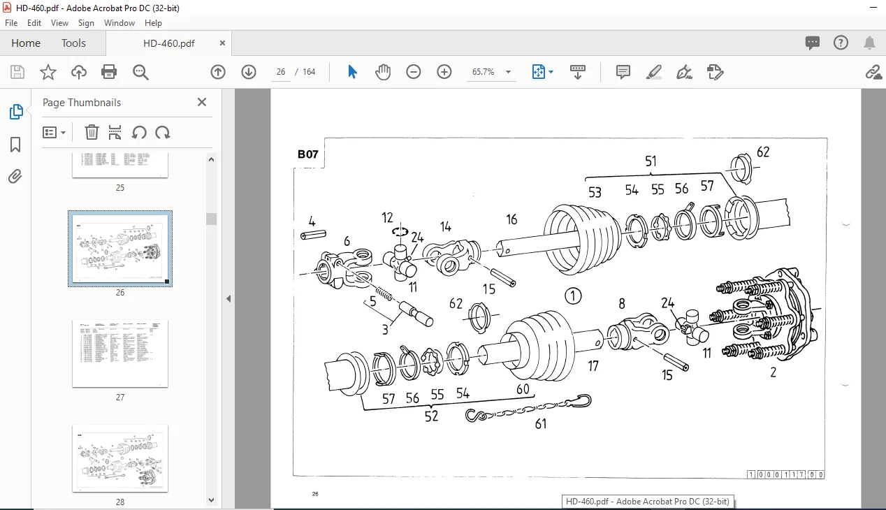 DEUTZ FAHR HD 460 Spare Parts MANUAL - PDF DOWNLOAD - Image 3