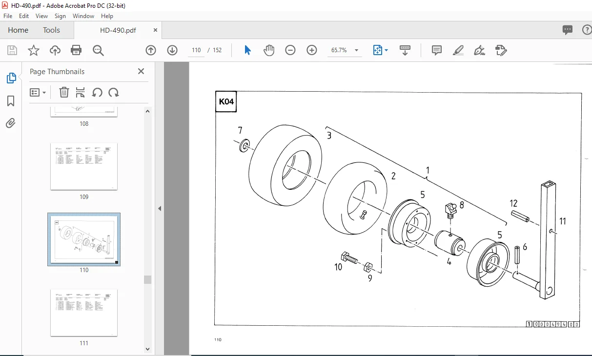 DEUTZ FAHR HD 490 Spare Parts MANUAL - PDF DOWNLOAD - Image 3