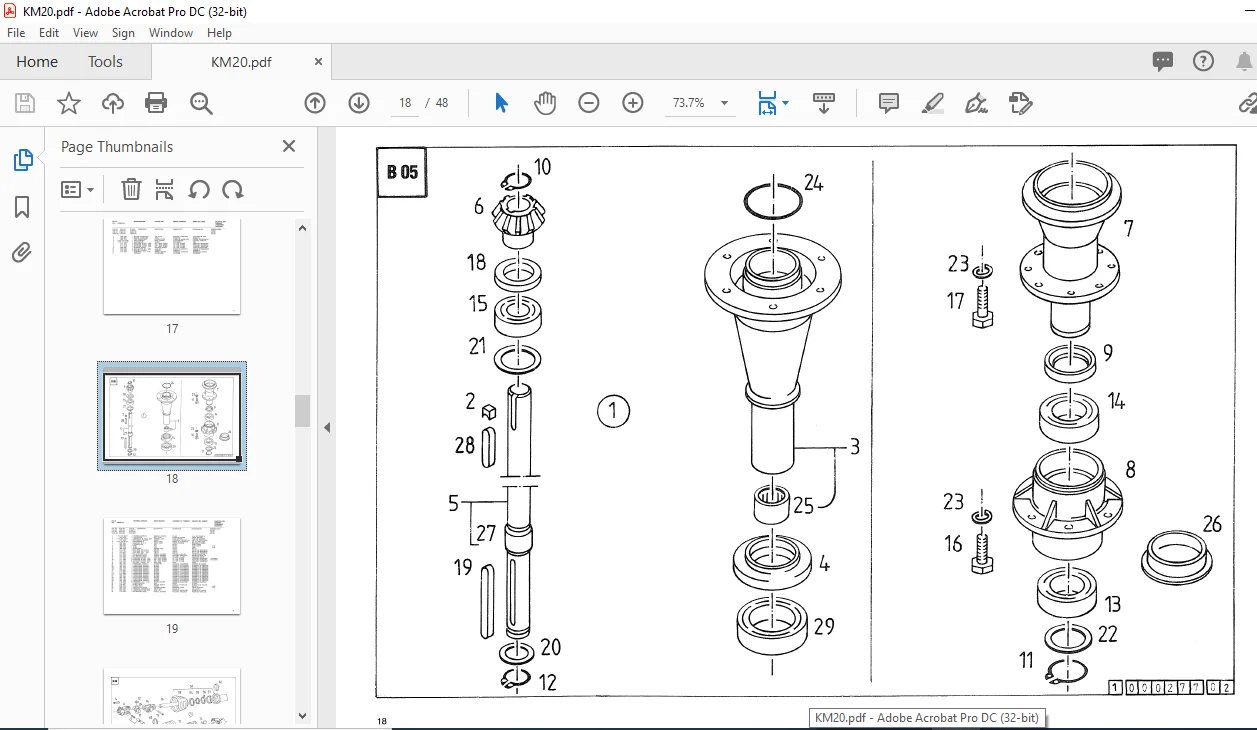 DEUTZ FAHR KM 20 Spare Parts Manual - PDF DOWNLOAD - Image 3