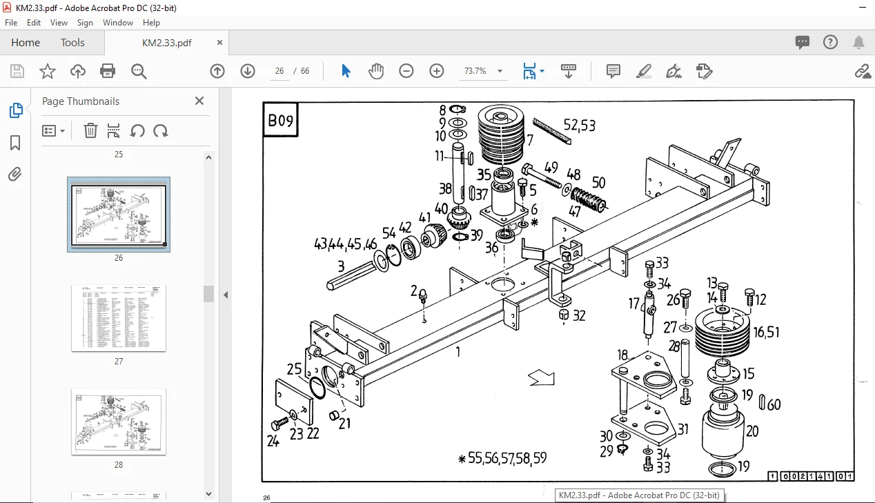DEUTZ FAHR KM233S/TC Spare Parts Manual - PDF DOWNLOAD - Image 2