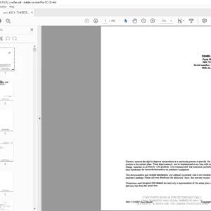 Daewoo Doosan M400-III PLUS Parts Manual 4021 – 7145FEF – PDF DOWNLOAD