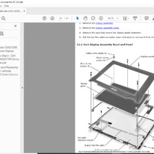 Dell Latitude C600 C500 Series Laptop  Service Manual - PDF DOWNLOAD