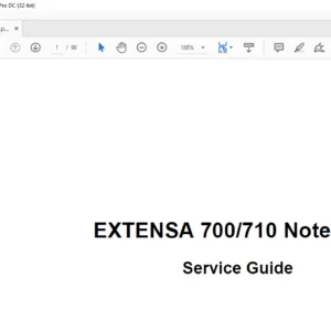 Extensa 700 710 Notebook Service Guide  Manual - PDF DOWNLOAD