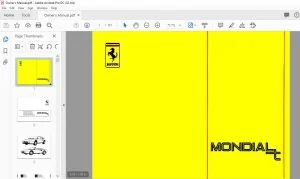 Ferrari Mondial OWNERS MANUAL