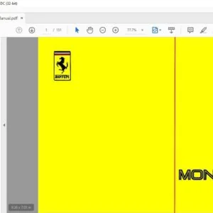 Ferrari Mondial OWNERS MANUAL
