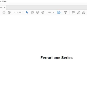 Ferrari one Series Laptop Service Guide Manual - PDF DOWNLOAD