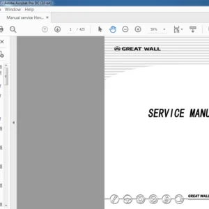 GREAT WALL HOVER SERVICE MANUAL