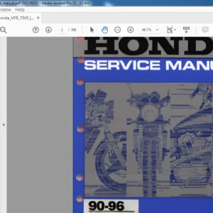 HONDA 90-96 VFR 750F SERVICE MANUAL – PDF DOWNLOAD