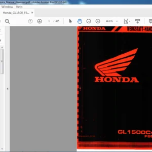 HONDA GL1500 F6C '96 C SERVICE MANUAL - PDF DOWNLOAD