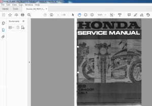 Honda CB-400F CB-1- 89 Service Manual - PDF DOWNLOAD