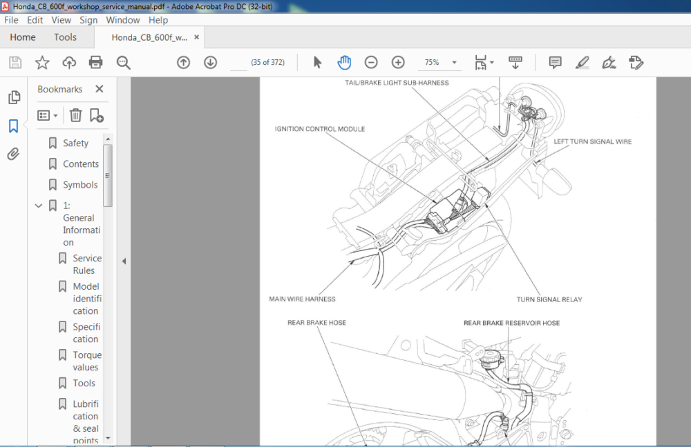 Honda CB-600F Workshop Service Manual - PDF DOWNLOAD - HeyDownloads ...