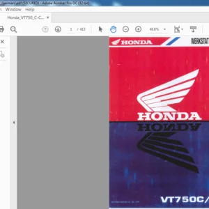Honda VFR750C C2V SERVICE MANUAL - PDF DOWNLOAD