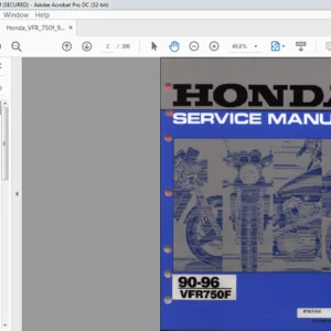 Honda VFR750F 90-96 Service Manual - PDF DOWNLOAD