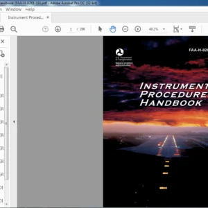 Instrument FAA H 8261 1A Procedures Handbook MANUAL