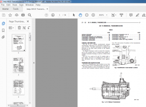 Jeep AX15 Transmission XJ YJ TJ Service Manual - PDF DOWNLOAD ...