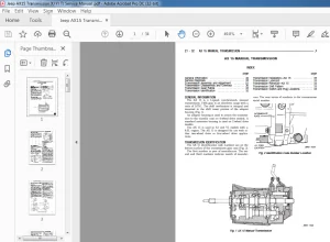 Jeep AX15 Transmission XJ YJ TJ Service Manual - PDF DOWNLOAD