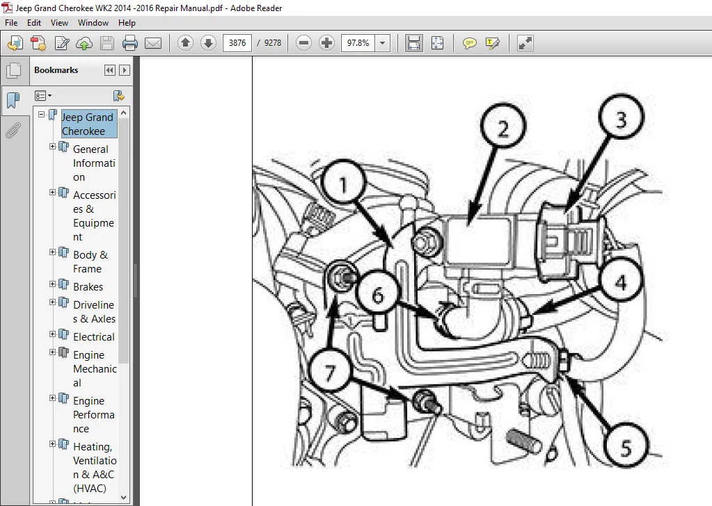 Jeep Grand Cherokee WK2 2014 -2016 Repair Manual - PDF DOWNLOAD - Image 3